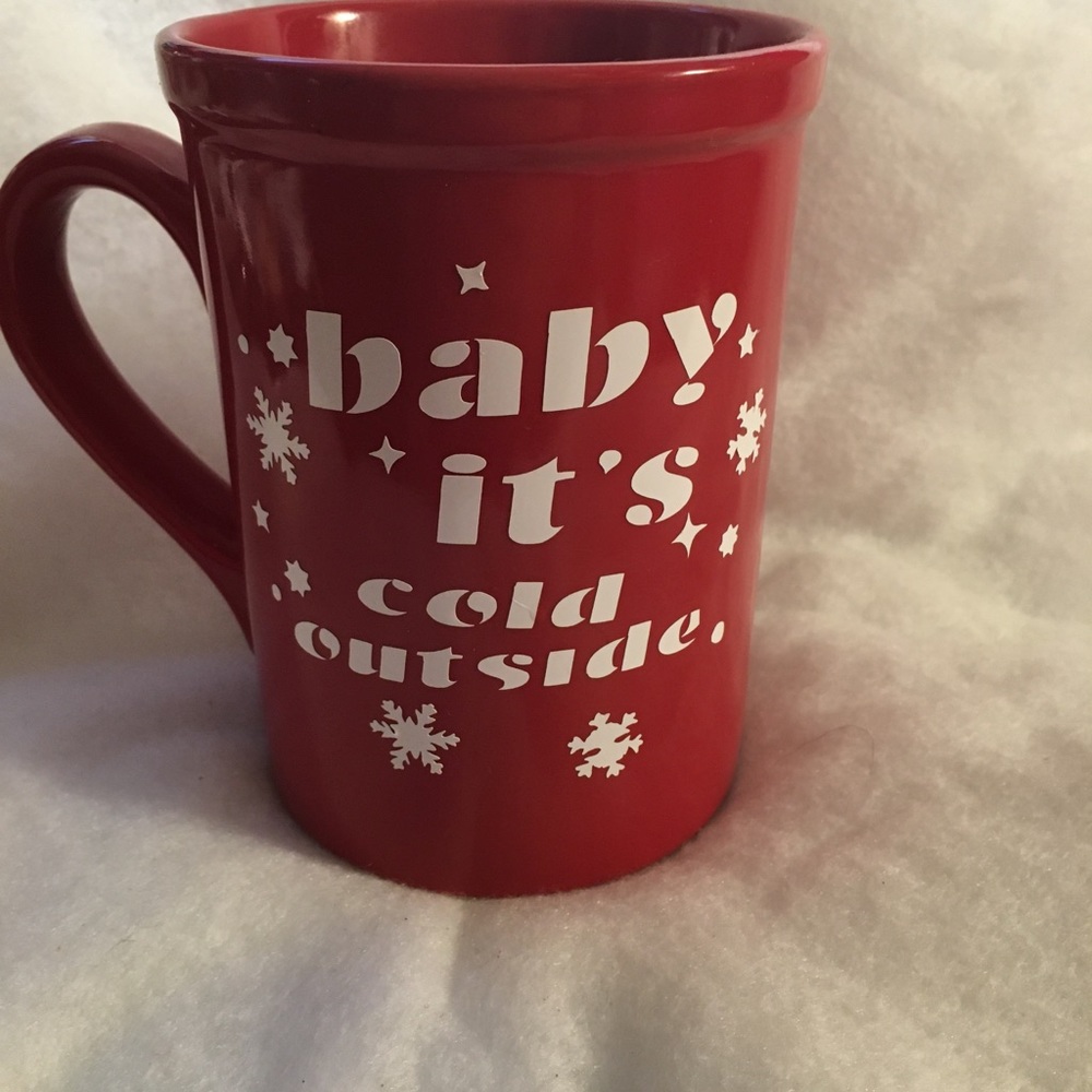 baby its cold outside mug